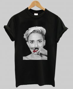 Miley Cyrus Finger Bird Music Pop Culture t shirt