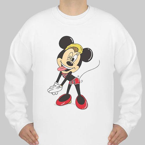 Minnie Mouse Miley Cyrus sweatshirt