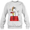 Peanuts Flying Ace Snoopy And Woodstock sweatshirt