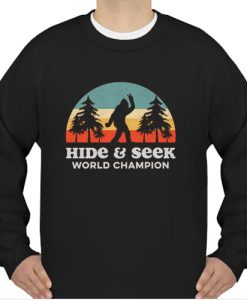 Retro Bigfoot Hide & Seek World Champion sweatshirt