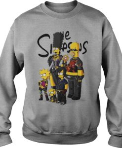 Rock N Roll Simpson Family sweatshirt