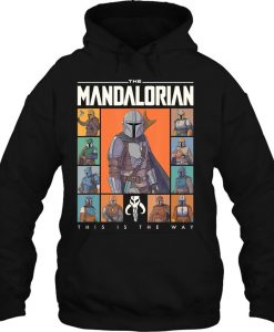 Star Wars The Mandalorian Character hoodie