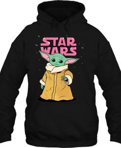 Star Wars The Mandalorian The Child Pink hoodie