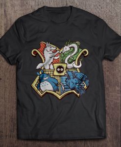 Studio Ghibli Miyazaki Creatures Harry Potter t shirt