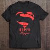 Super Poppie Superhero Heart Valentine t shirt