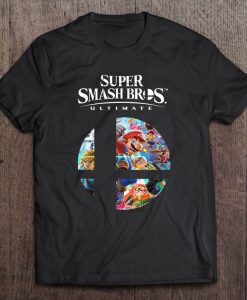 Super Smash Bros Ultimate Mario t shirt
