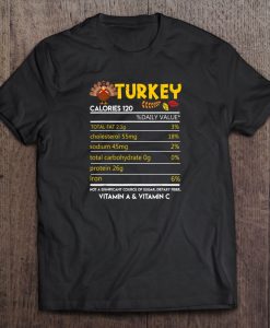 Turkey Nutrition t shirt