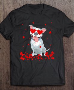 Valentine’s Day Pitbull Dog Lover t shirt