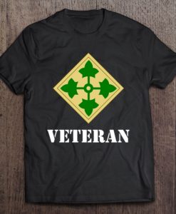 Veteran 4th Infantry t shirt
