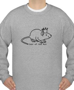 Year of the Rat with Crown sweatshirt