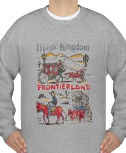 magic kingdom fronttierland sweatshirt