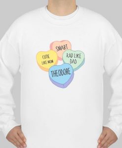personalized valentines sweatshirt