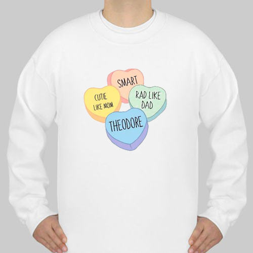 personalized valentines sweatshirt