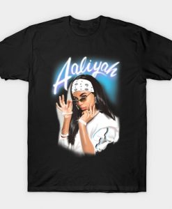 Aaliyah Airbrush Bandana Photo T-Shirt