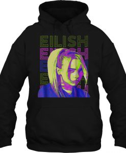 Billie Eilish Colourful hoodie