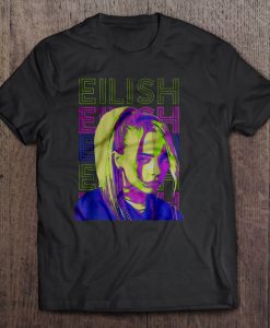 Billie Eilish Colourful t shirt