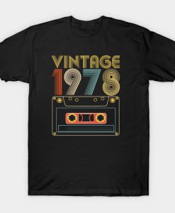 Birthday Gift Idea Vintage 1978 T-Shirt