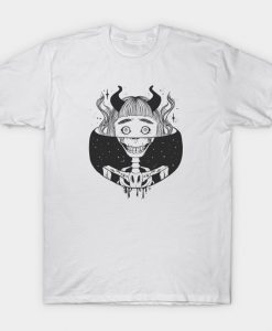 Cosmic Skeleton Demon Girl T-Shirt