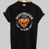 Gritty Destroyer Of Worlds Charcoal T Shirt