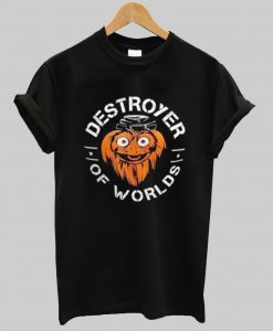 Gritty Destroyer Of Worlds Charcoal T Shirt