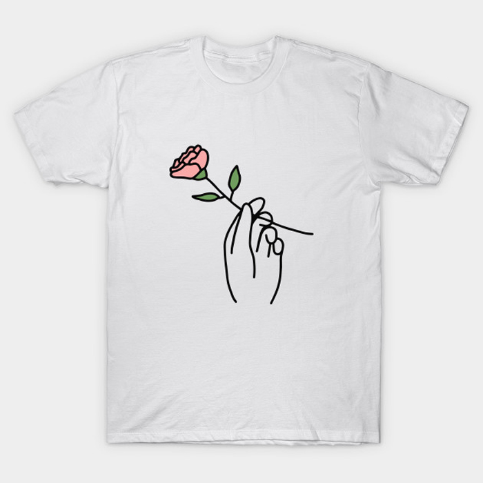 Hand with Rose T-Shirt