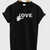 L Shaped Love Graphic Tee t shirt
