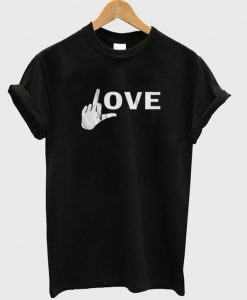 L Shaped Love Graphic Tee t shirt