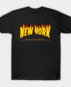 New York Skateboarding Thrasher Style t-shirt
