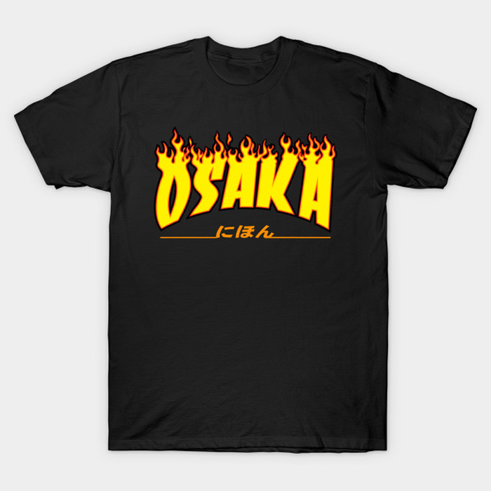Osaka Japan Thrasher Gold T-Shirt