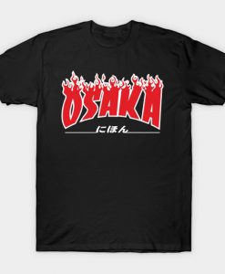 Osaka Japan Thrasher Red T-Shirt