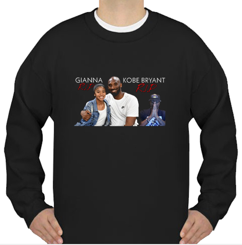 Rip Gianna Bryant and Kobe Bryan sweatshirt