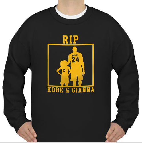 Rip kobe and gianna sweatshirt