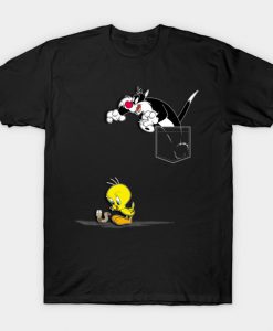 That Cat and Bird Again T-Shirt