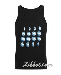 phases of the moon tanktop