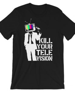 Banksy Kill Your Television t shirt