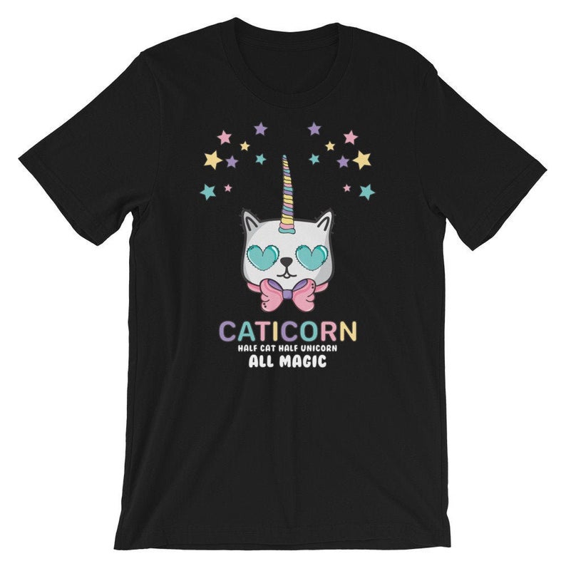 CATICORN Half Cat Half Unicorn All Magic t shirt