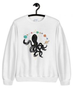 Galaxy Juggling Octopus Sweatshirt