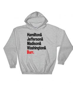 Hamilton Roll Call Uniex Hoodie