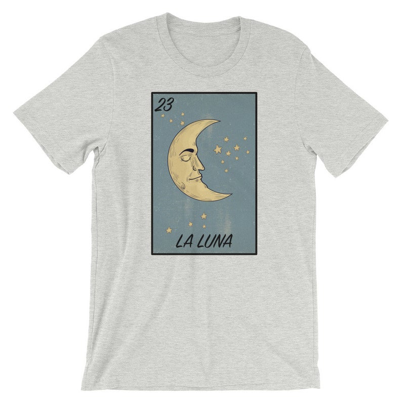 La Luna Mexican Loteria t shirt
