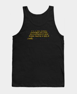 Pride and Prejudice Opening Crawl Tank Top