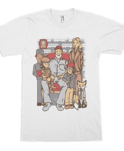 Wes Anderson Movie Heroes T-Shirt