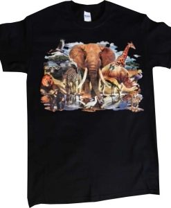 African Animal Oasis T Shirt