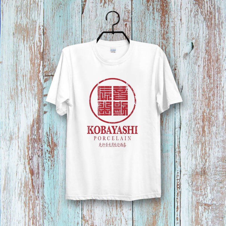 Kobayashi Porcelain Printed Film t shirt