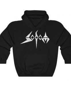 Sodom Distressed Logo Hoodie