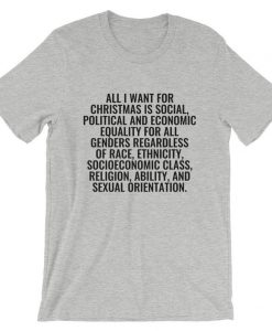 All i want for Christmas is social T SHIRT