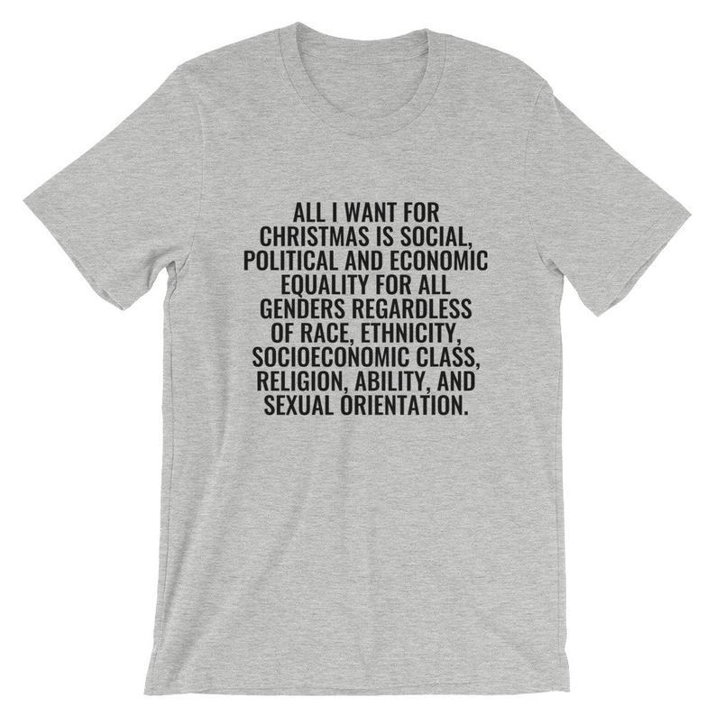 All i want for Christmas is social T SHIRT