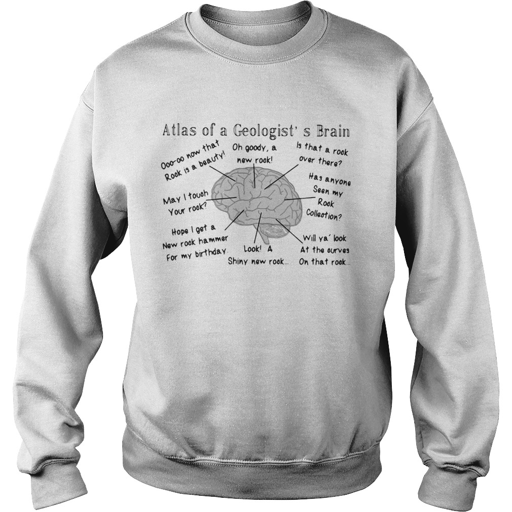 Atlas Of A Geologists Brain Sweatshirt