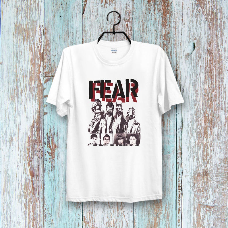 Fear New Band Music Punk Vintage T Shirt