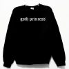 Goth Princess Graphic Sweatshirt