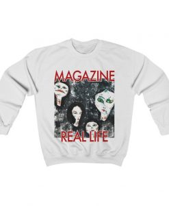 Magazine Real Life Unisex Crewneck Sweatshirt